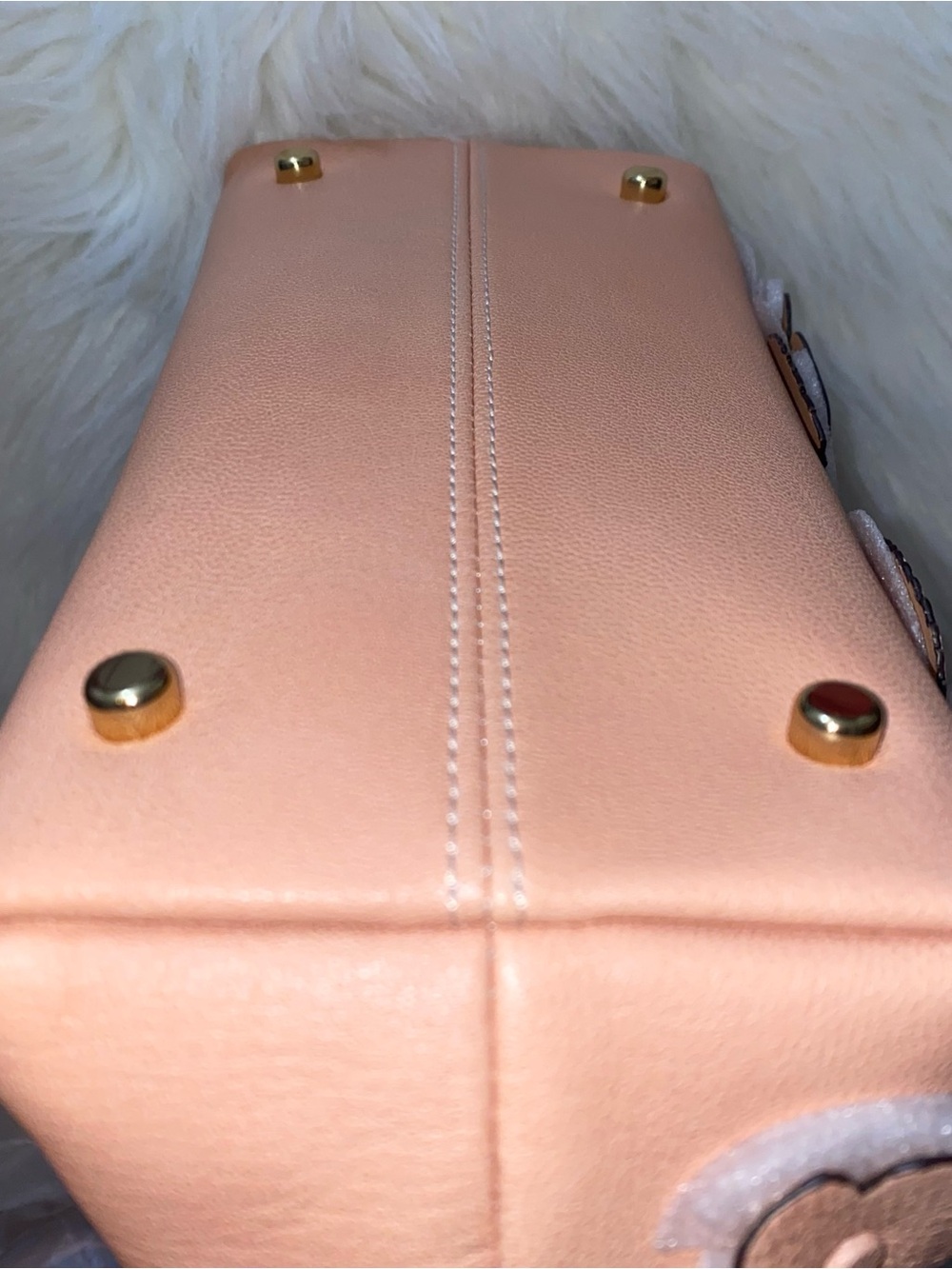 Coach Emory Top Handle Bag With Floral Applique New with tags Light Pink - Picture 10 of 10